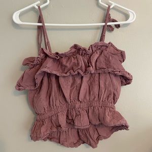 Pink American eagle blouse